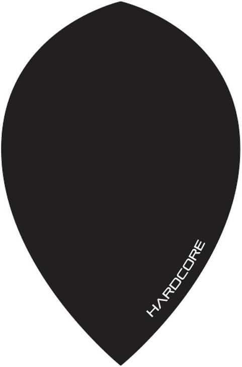 Red Dragon Schwarze Pear Dart Flights - 15 Stück