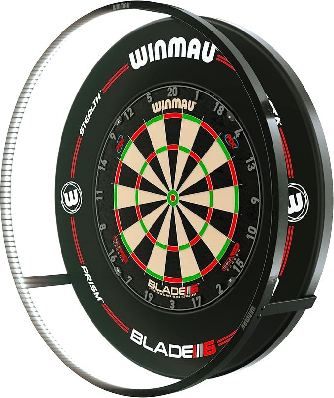 Winmau Beleuchtetes Dartboard mit Zubehör