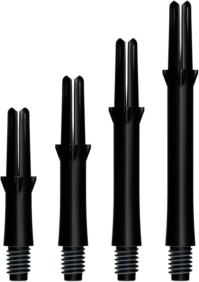 L.Style LSTYLE Dart-Schäfte: 2BA Standard-Gewinde Nylon Stiele - Champagnerringe im Lieferumfang enthalten