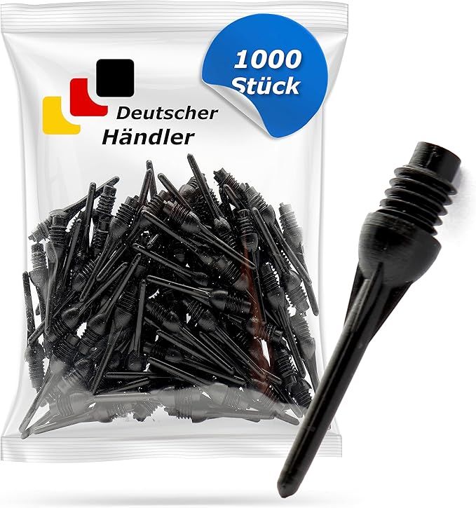 Tamay Softdart Spitzen 1000 Stück, robust und langlebig