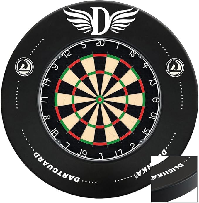 Dartscheibe Dart ZubehöR-Dart Surround Eva T:2.5cm,Dartscheibe Schutzring FüR Verpasste WüRfe,Einfache Montage FüR Zuhause&Outdoor,Verhindern WandschäDen Mit Der Dartscheibe Surround Ring.(Motiv)